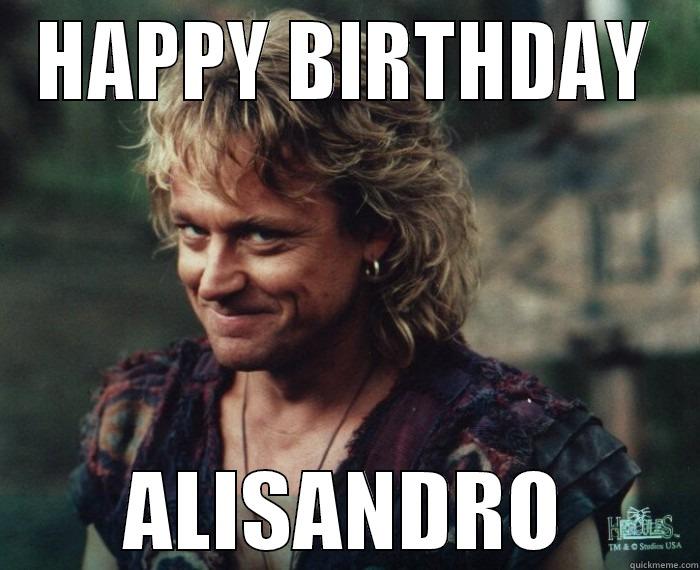 HAPPY BIRTHDAY ALISANDRO Misc