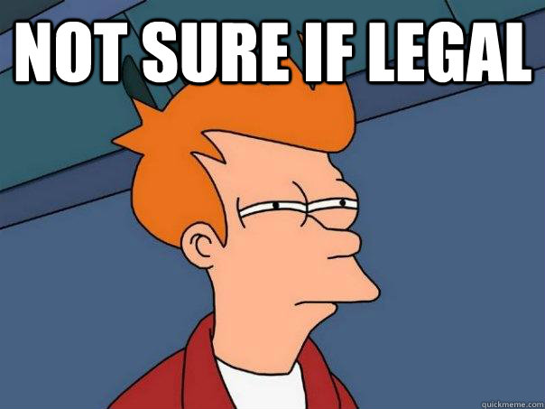 Not sure if legal  Futurama Fry