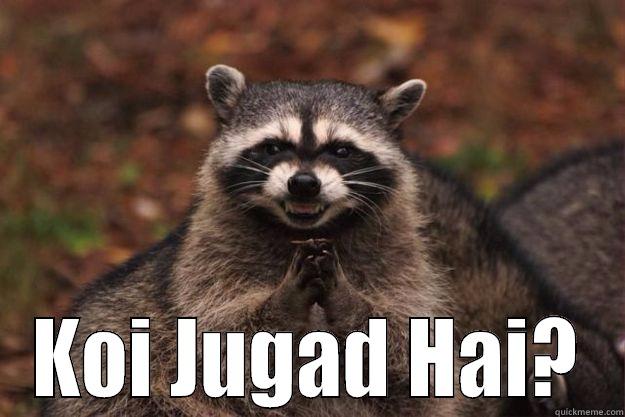  KOI JUGAD HAI? Evil Plotting Raccoon