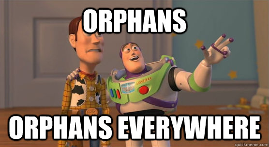 orphans orphans everywhere  Toy Story Everywhere