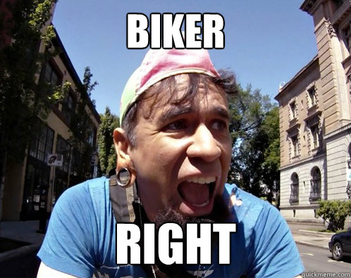 BIKER RIGHT  Non-Conformist Biker