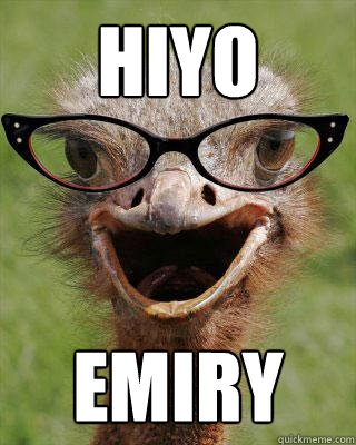 HIYO EMIRY - HIYO EMIRY  Judgmental Bookseller Ostrich