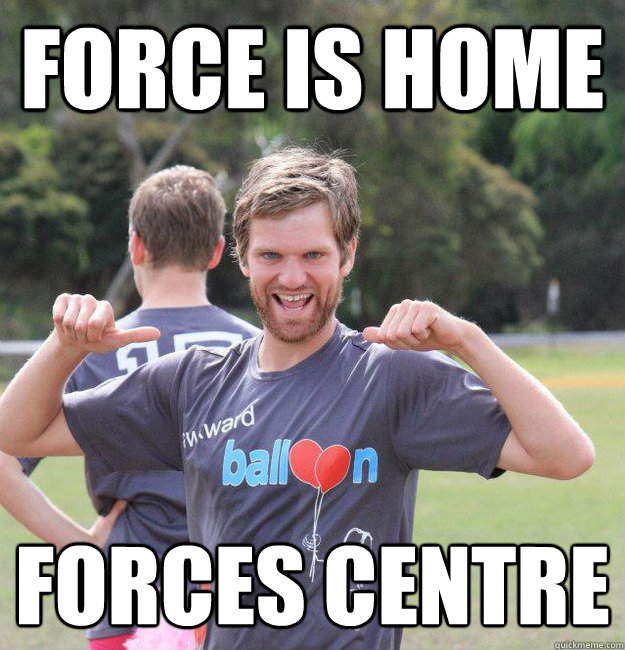 FORCE is home Forces centre  Intermediate Male Ultimate Player