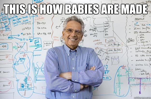 This is how babies are made   Engineering Professor