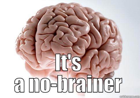  IT'S A NO-BRAINER Scumbag Brain