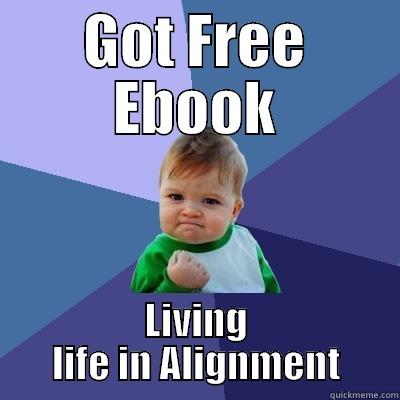 GOT FREE EBOOK LIVING LIFE IN ALIGNMENT Success Kid