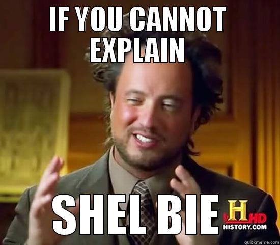 IF YOU CANNOT EXPLAIN SHEL BIE Ancient Aliens