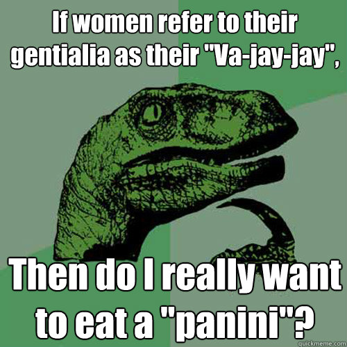 If women refer to their gentialia as their 