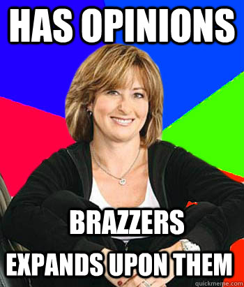 has opinions expands upon them BRAZZERS  Sheltering Suburban Mom