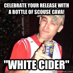 celebrate your release with a bottle of scouse cava! 