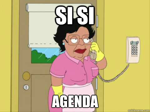 SI SI AGENDA  Family Guy Maid Meme