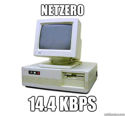 Netzero 14.4 Kbps  Your First Computer