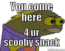 YOU COME HERE 4 UR SCOOBY SNACK Misc