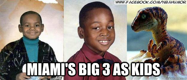  Miami's Big 3 As Kids -  Miami's Big 3 As Kids  Heat Big 3