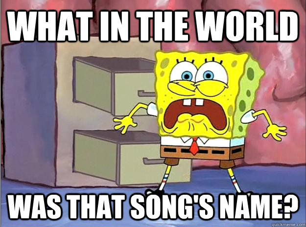 What in the world was that song's name? - What in the world was that song's name?  Misc