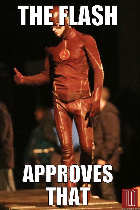 THE FLASH APPROVES THAT Misc