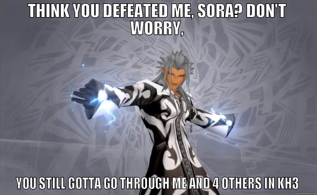 DAT XEMNAS DOO - THINK YOU DEFEATED ME, SORA? DON'T WORRY, YOU STILL GOTTA GO THROUGH ME AND 4 OTHERS IN KH3 Misc