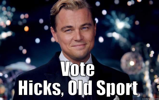  VOTE HICKS, OLD SPORT Misc