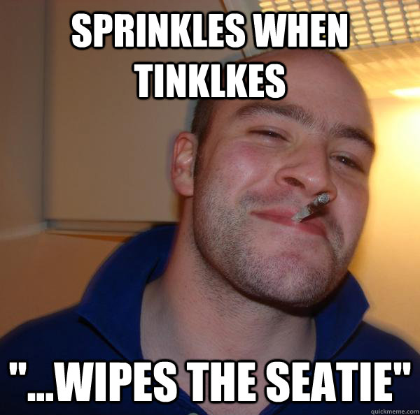 Sprinkles when tinklkes 