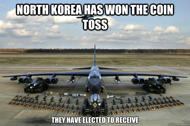 North Korea Has Won the Coin toss They have elected to receive  