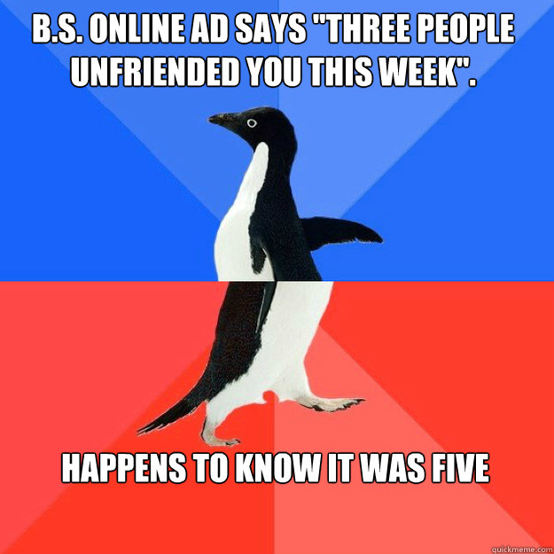 B.S. online ad says 