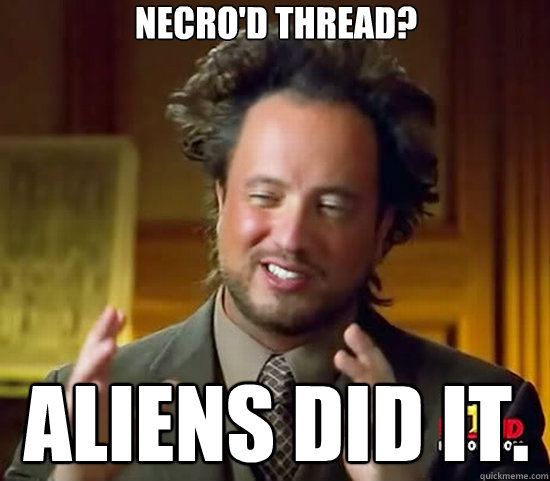 Necro'd Thread? Aliens did it.  Ancient Aliens