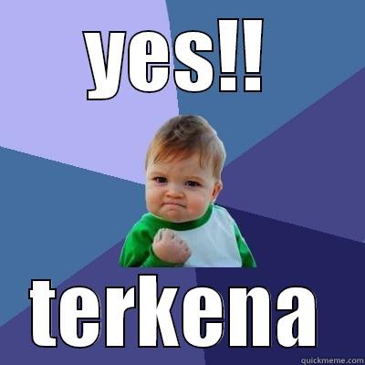 YES!! TERKENA Success Kid