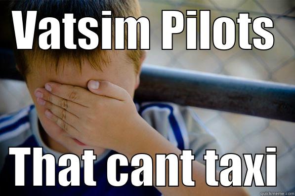 VATSIM PILOTS THAT CANT TAXI Confession kid