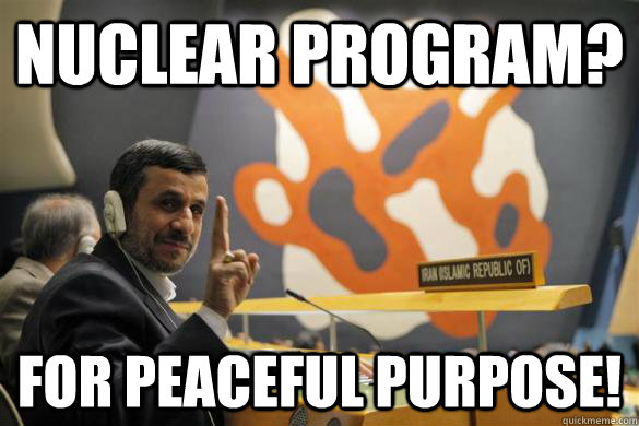 Nuclear Program?  For Peaceful Purpose!  