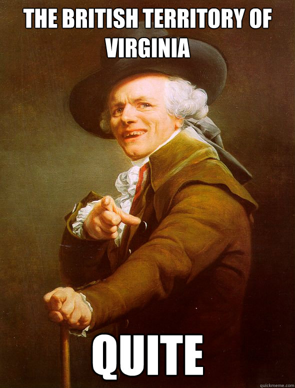 the British territory of Virginia  quite  Joseph Ducreux