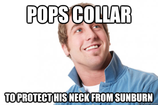 Pops Collar To protect his neck from sunburn - Pops Collar To protect his neck from sunburn  Misc