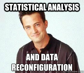 Statistical Analysis And Data reconfiguration - Statistical Analysis And Data reconfiguration  Chandler Bing