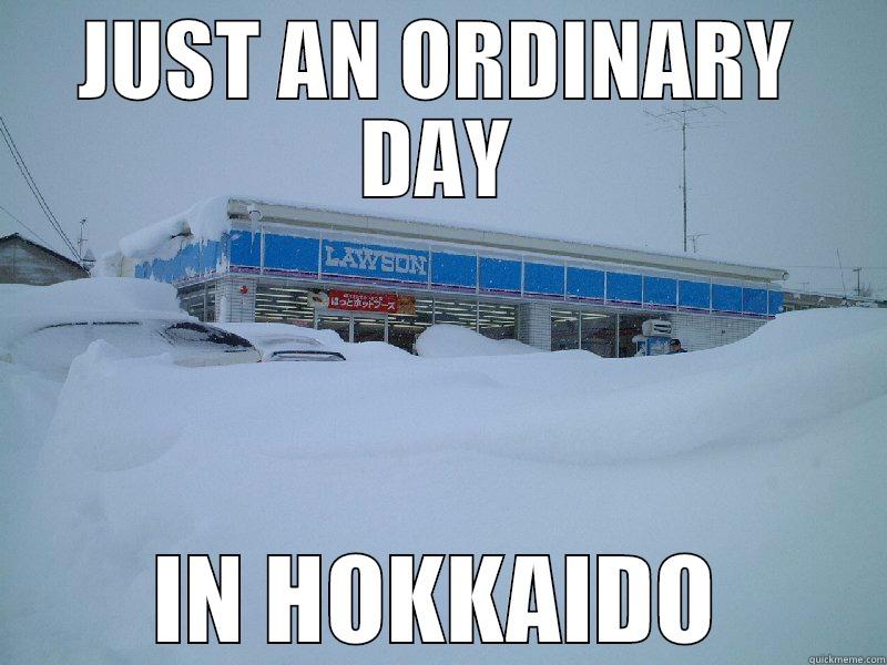 Just snow in Hokkaido - JUST AN ORDINARY DAY IN HOKKAIDO Misc