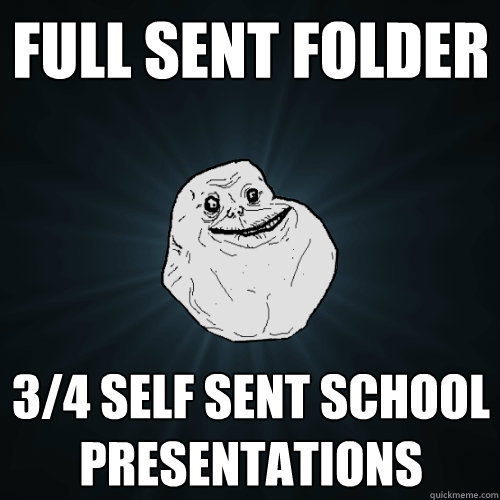 Full sent folder 3/4 self sent school presentations - Full sent folder 3/4 self sent school presentations  Forever Alone