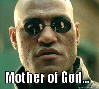  MOTHER OF GOD...  Matrix Morpheus