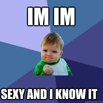 im im  sexy and i know it  Success Kid