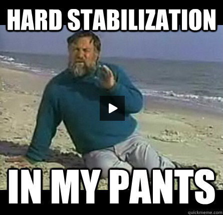 hard stabilization in my pants  Orrin Pilkey