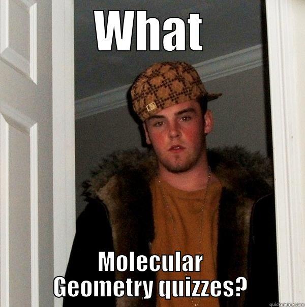 Molecular geometry quizzes - WHAT MOLECULAR GEOMETRY QUIZZES? Scumbag Steve