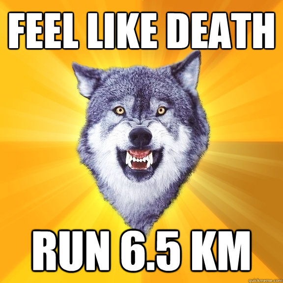 Feel like death Run 6.5 km - Feel like death Run 6.5 km  Courage Wolf