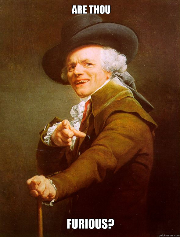 Are thou Furious?  Joseph Ducreux