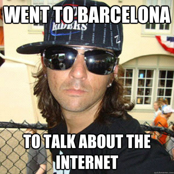 Went to Barcelona to talk about the internet  catfish