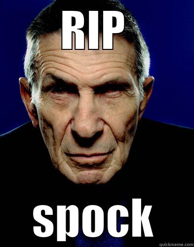 nimoy rip - RIP SPOCK Misc