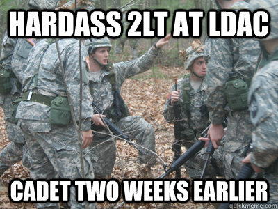 HardASS 2LT at LDAC Cadet Two Weeks Earlier  ROTC Ronnie