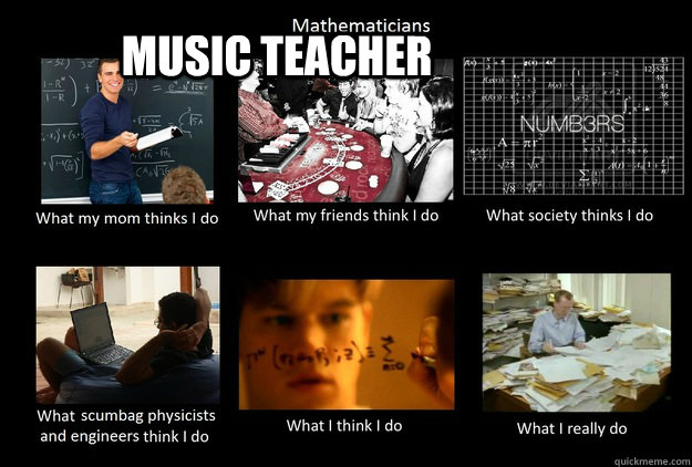 Music Teacher  What  Thinks I Do