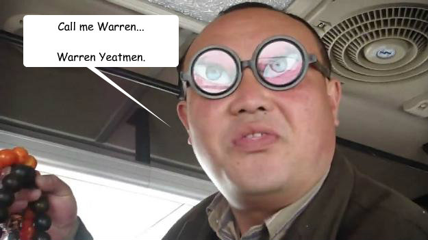 Call me Warren...

Warren Yeatmen.  