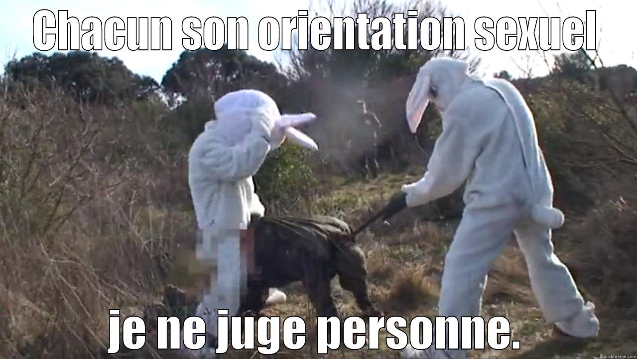 Chacun son orientation - CHACUN SON ORIENTATION SEXUEL JE NE JUGE PERSONNE. Misc