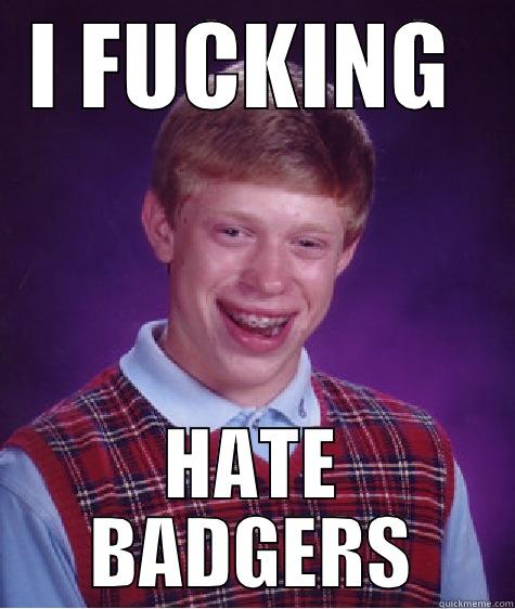 WOMBLE FUCK - I FUCKING  HATE BADGERS Bad Luck Brian