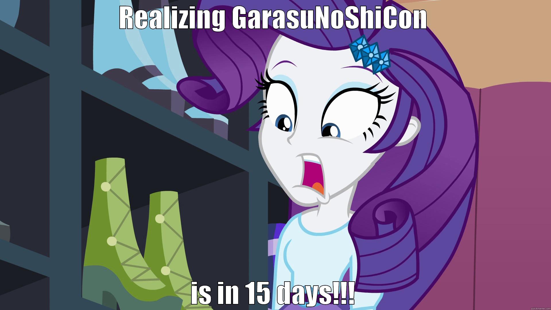 REALIZING GARASUNOSHICON IS IN 15 DAYS!!! Misc