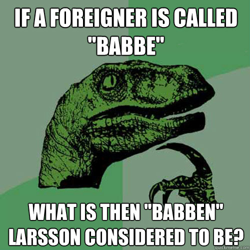 If a foreigner is called 