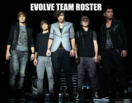 EVOLVE TEAM ROSTER   